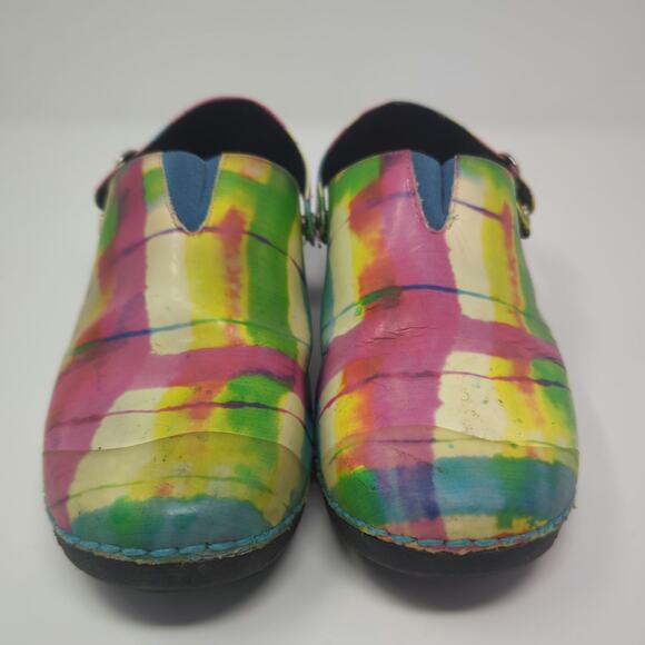 Rocky 4 Eur Sole Patent Leather Clogs for Nurses Size 7 - Picture 3 of 9